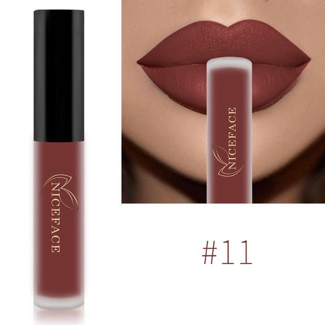 NICEFACE Lip Gloss 26 Colors Waterproof Long Lasting Moisturizing Lip Gloss