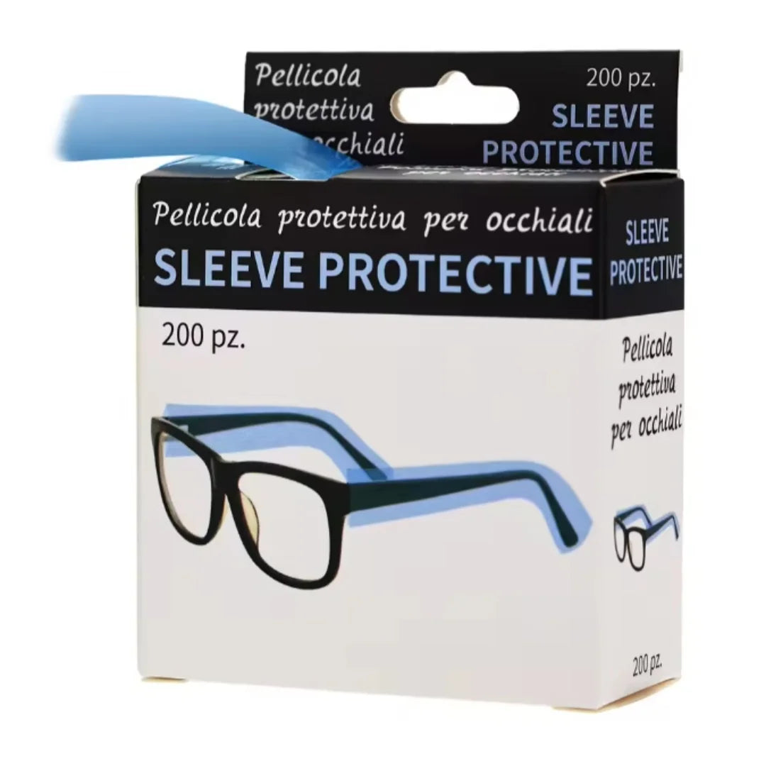 200ps/Box Salon Hairdresser Disposable Glasses Leg Sleeves Cover Hair Dye Tools Pro Hairdressing Eyeglasses Protector  Accessory