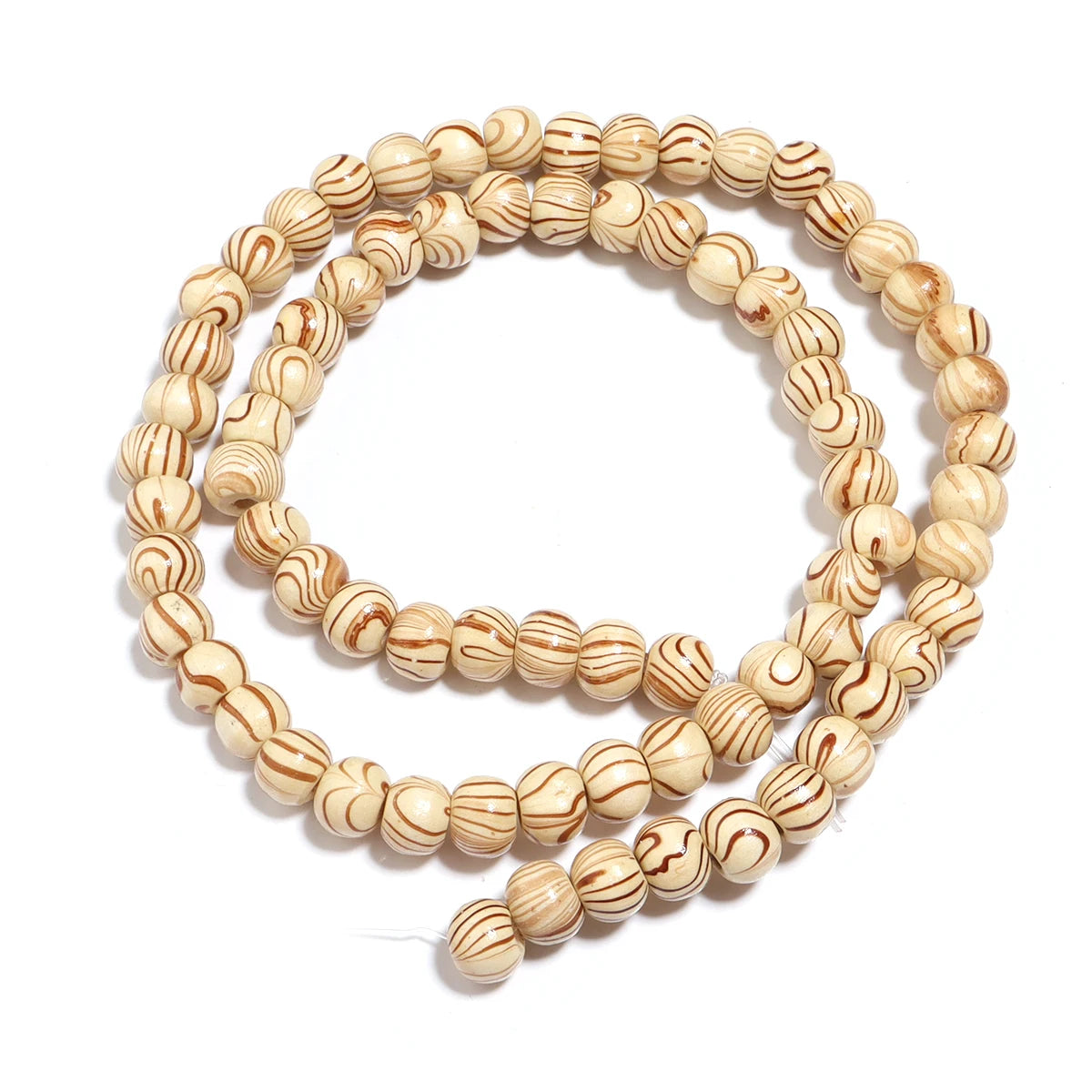 Louleur High Quality Vintage Natural Big Hole Wooden Beads For Necklace Bracelet Charms for Diy Jewelry Making Hair Accessories