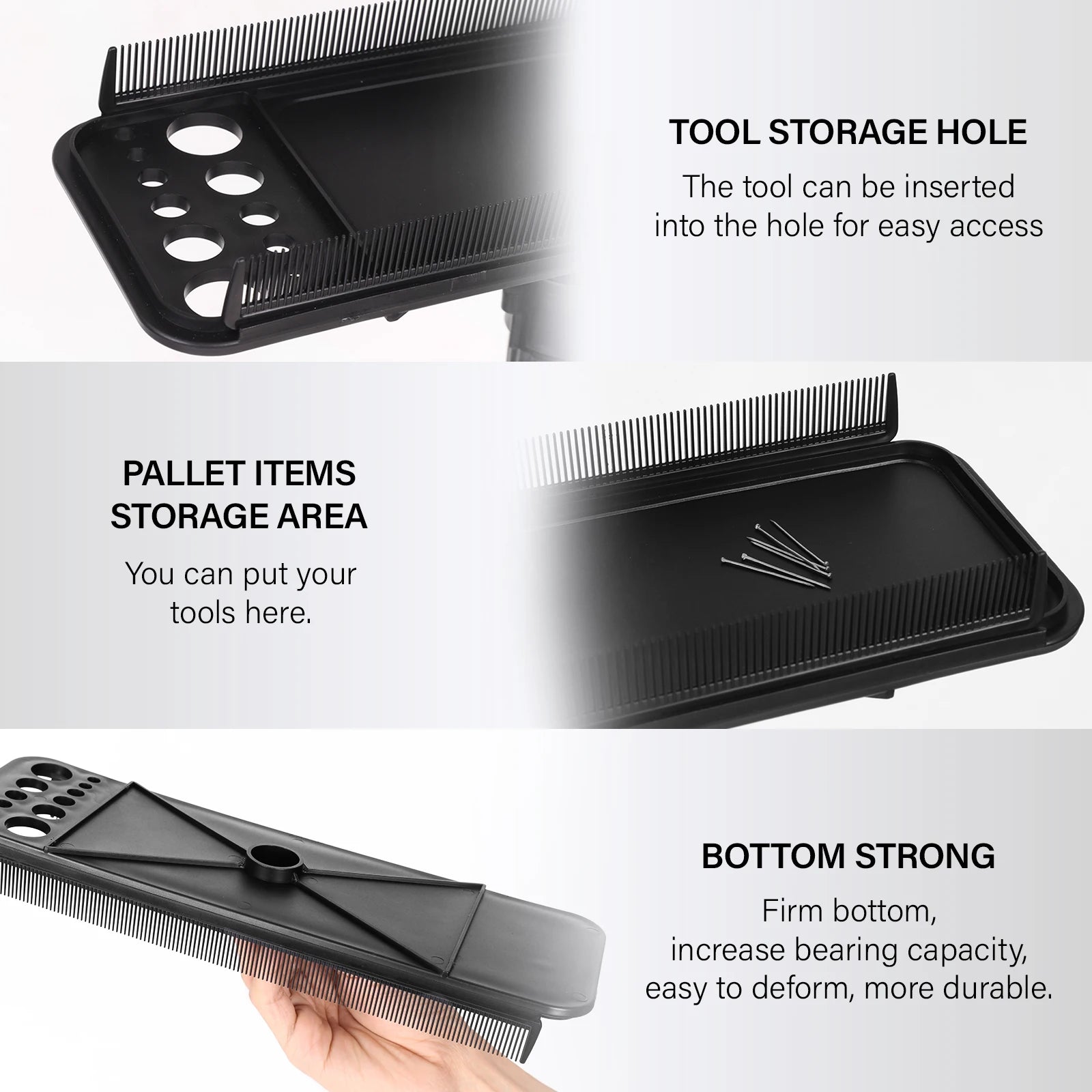 Multifunction Hair Extension Holder Hair Extension Tray with Wig Stand wig tripod Easy To Place Salon Hairdressing Styling Tool