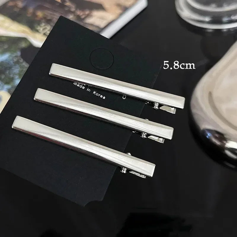 Sliver Hair Root Fluffy Clips Women Simple Metal Hair Fixed Clips Hairdressing Section Clips Barber Salon Hair Cut Styling Tools