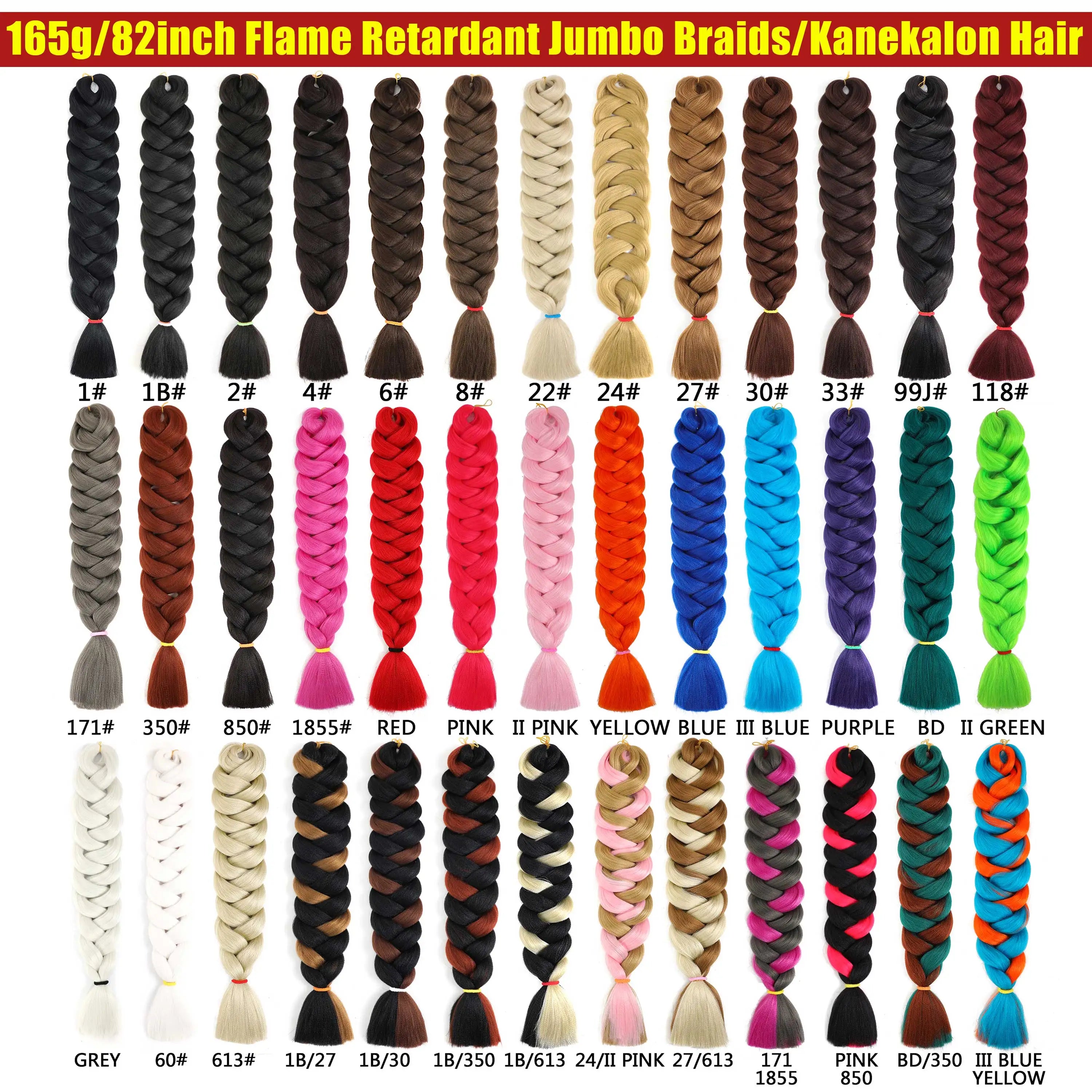 82 Inch XP Crochet Jumbo Braiding Hair