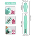 1 Unidad Imán 3 en 1 con Forma de Corazón para Uñas Ojo de Gato, Doble Línea, Luna, Serpiente, Pluma Magnética Francesa para Esmalte en Gel Magnético, Herramientas de Manicura