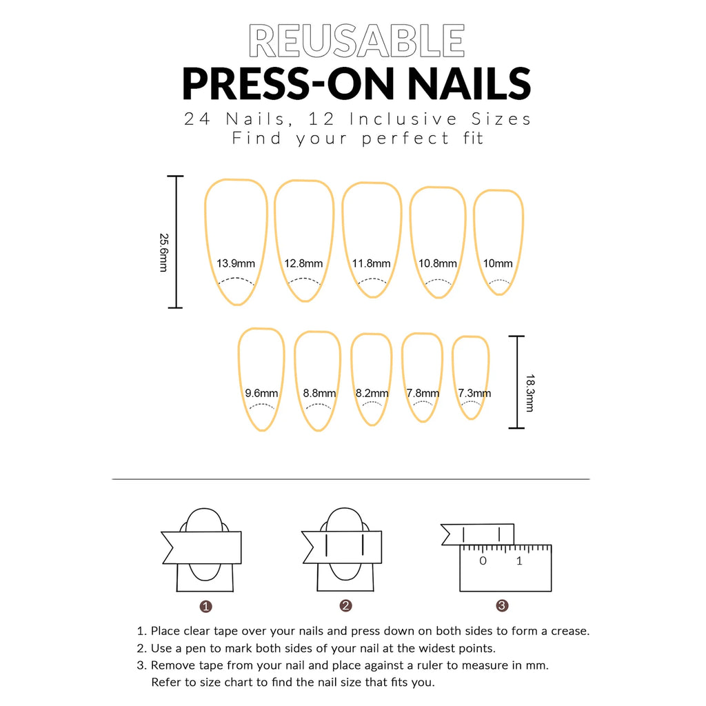 24pcs Star Moon Style Fake Nails White Swan Bowknots Flower Pattern Printed Press On Nails Gradient Black Almond Y2k False Nail