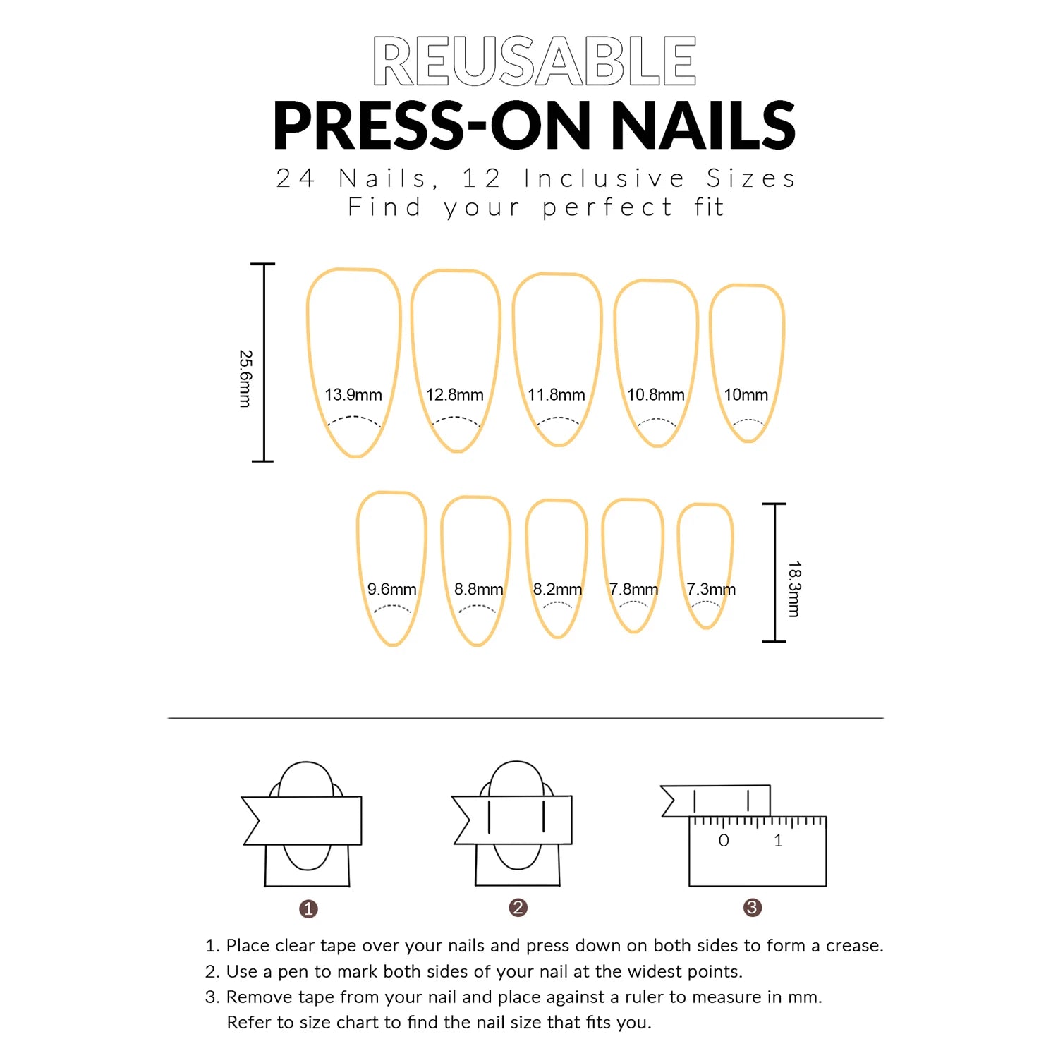24pcs Star Moon Style Fake Nails White Swan Bowknots Flower Pattern Printed Press On Nails Gradient Black Almond Y2k False Nail