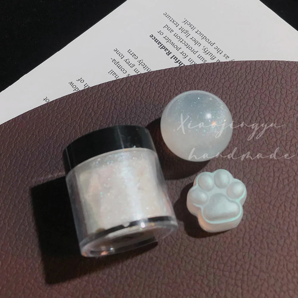 Jars Aurora Nail Powder Pearl Nail Glitter Neon Shimmer Nails Chrome Powder Dipping Powder Decoration Aurora Manicure Pigment