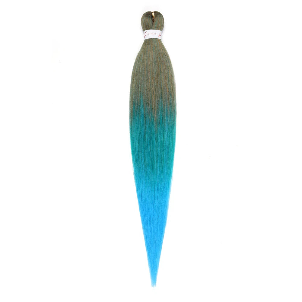 Pre-stretched Synthetic Braiding Hair Ombre