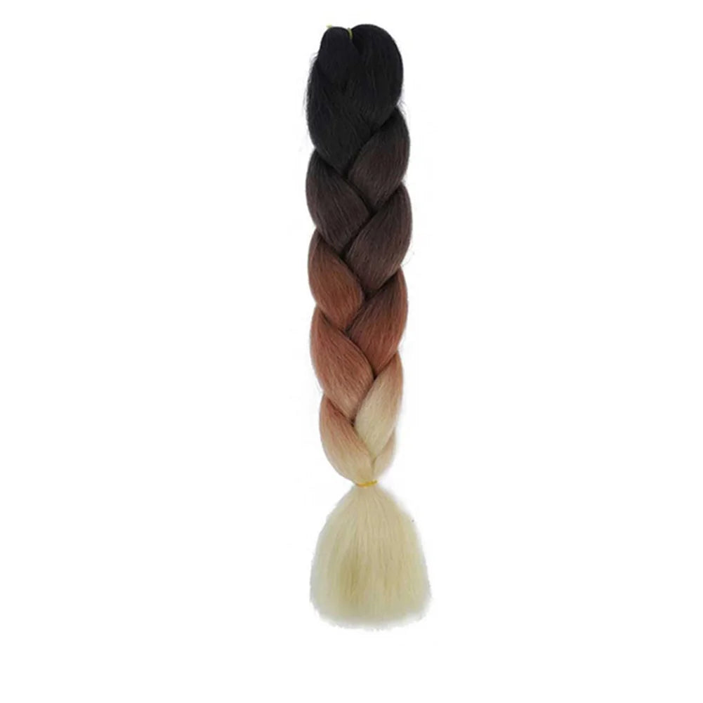 24 Inches Ombre Jumbo Braiding Hair Synthetic