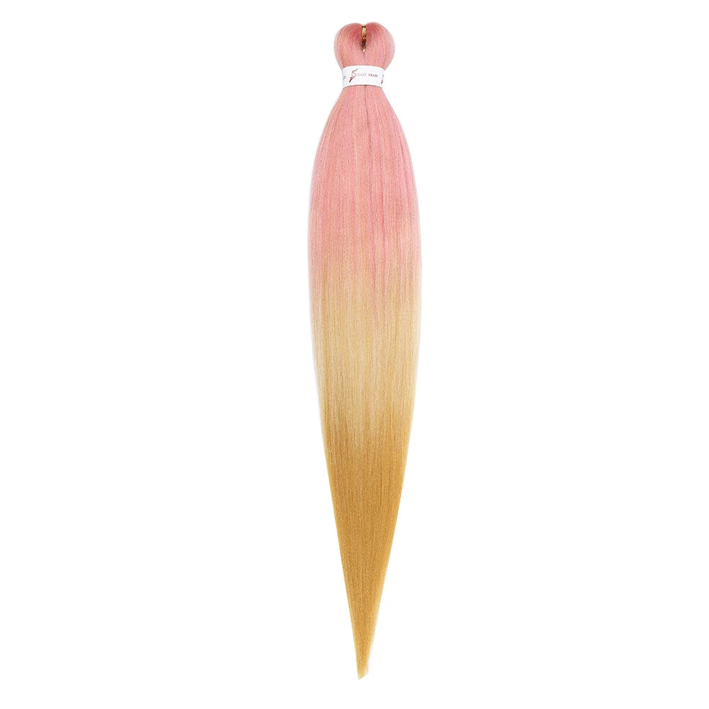 Pre-stretched Synthetic Braiding Hair Ombre
