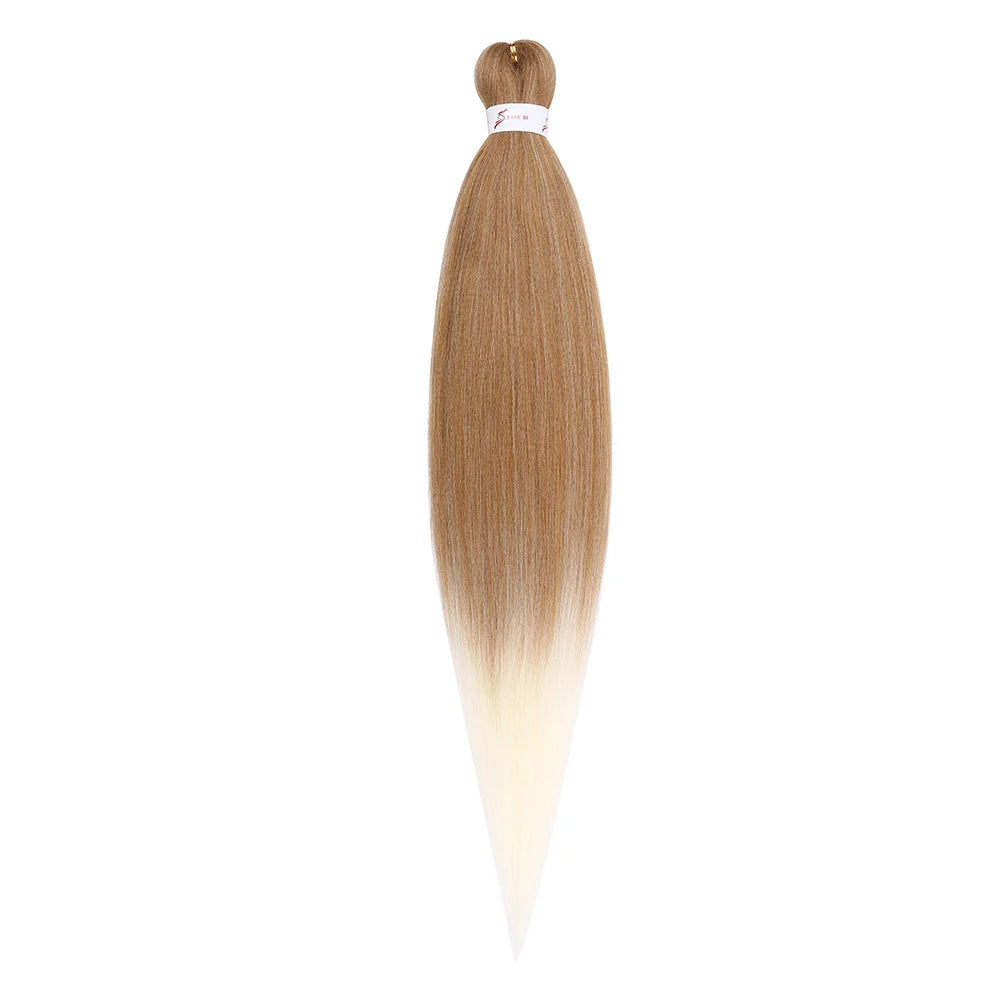 Pre-stretched Synthetic Braiding Hair Ombre