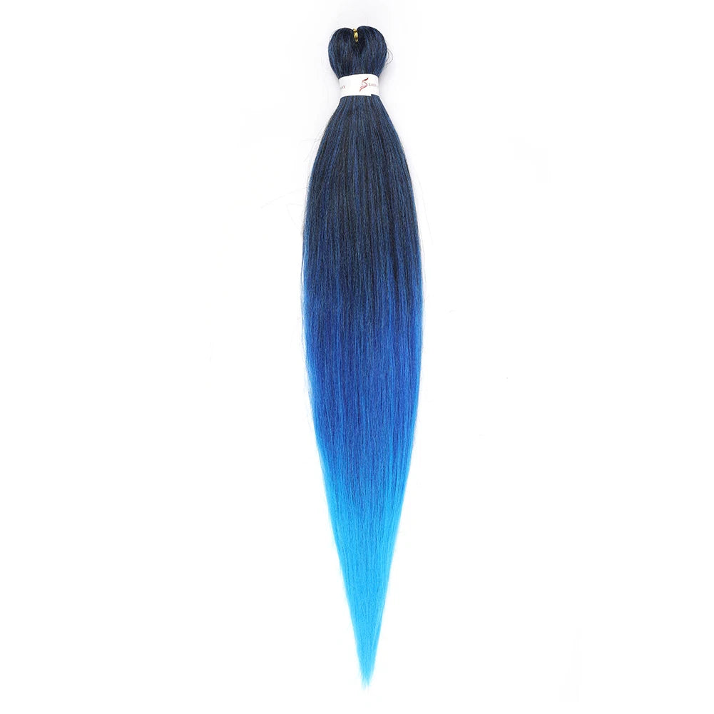 Pre-stretched Synthetic Braiding Hair Ombre