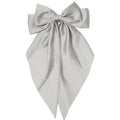 Solid Color Satin Ribbon Big Bows Hairpin Spring Clips Hair Accessories for Women Girls Trendy Korean Summer Headwear 2024