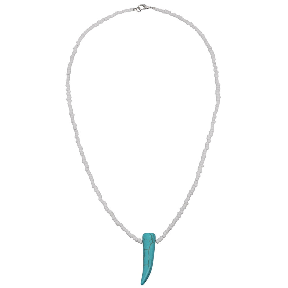 HangZhi New Bohemian Colorful Beads Weaving Handmade Baroque Simulated Pearl Necklace Clavicle Chain Choker Jewelry