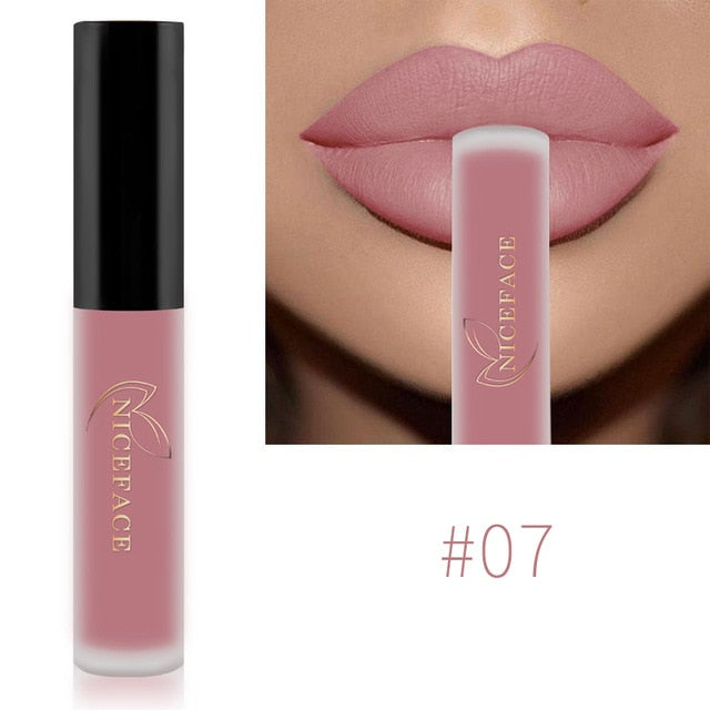 NICEFACE Lip Gloss 26 Colors Waterproof Long Lasting Moisturizing Lip Gloss