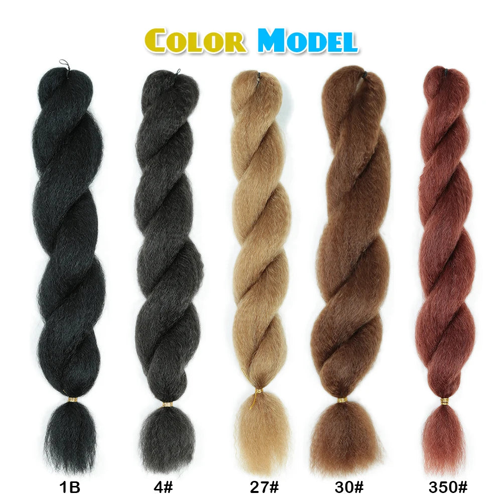 Synthetic Crochet Vixen Bundles 26 inch