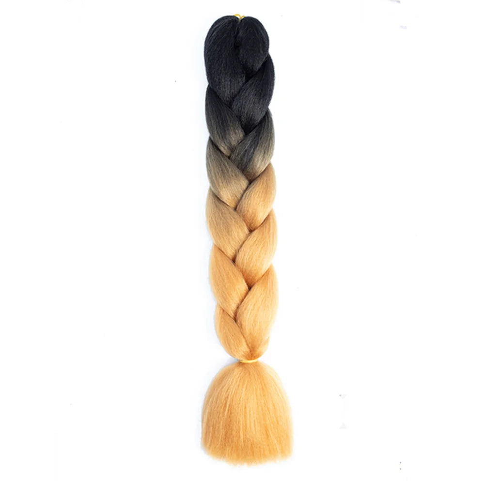 24 Inches Ombre Jumbo Braiding Hair Synthetic
