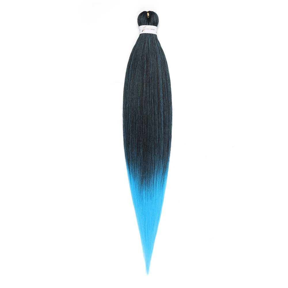 Pre-stretched Synthetic Braiding Hair Ombre