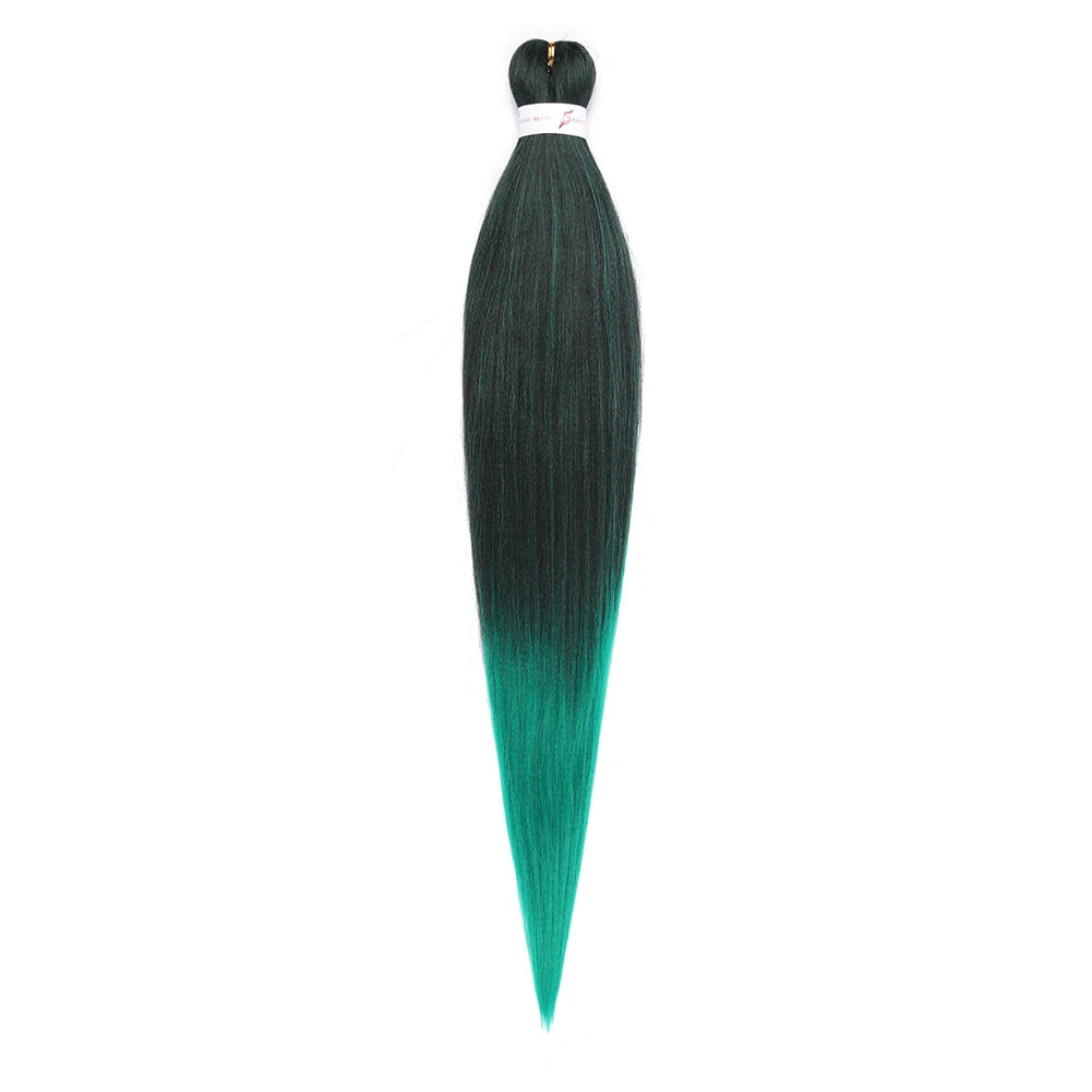 Pre-stretched Synthetic Braiding Hair Ombre