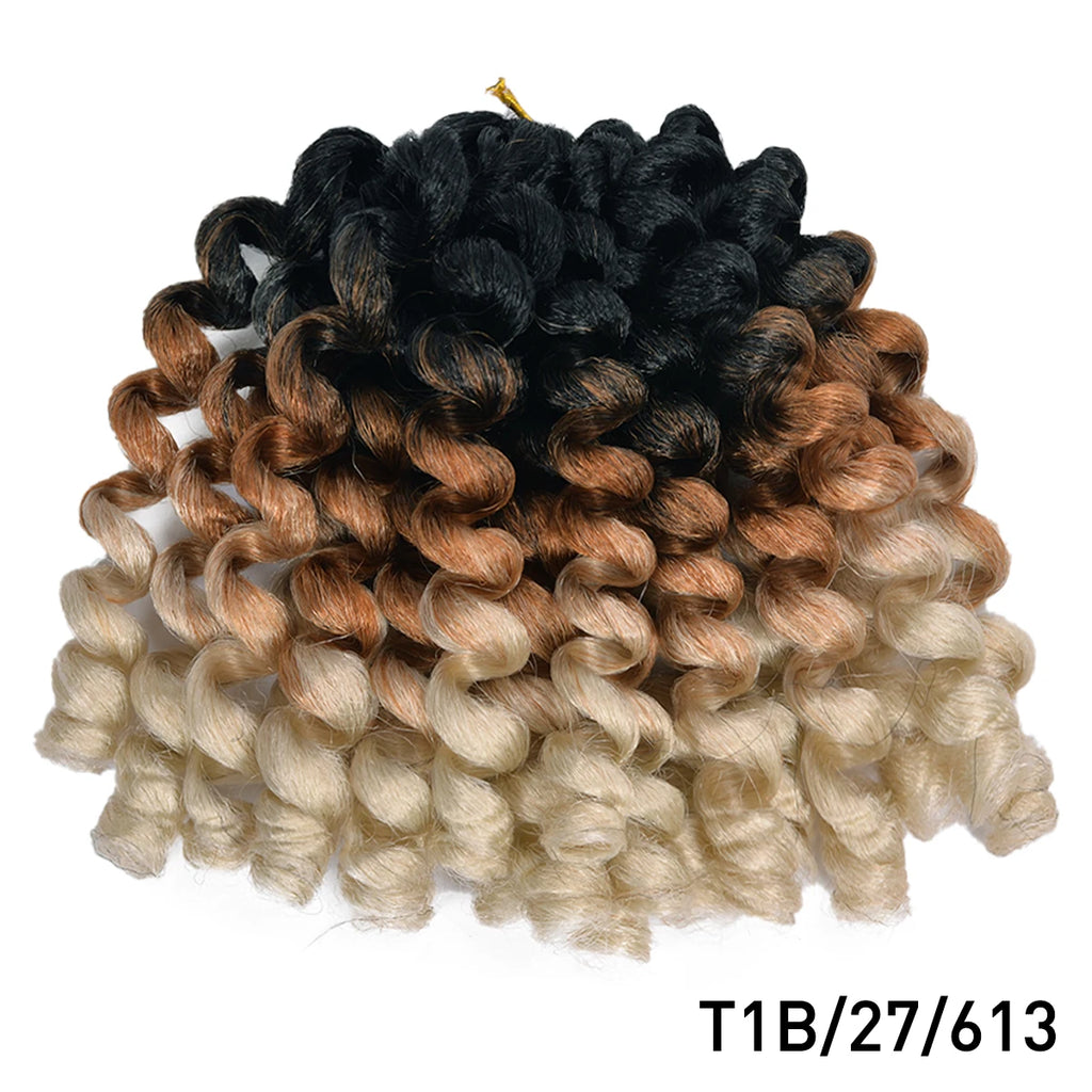 Ombre Jumpy Wand Curl Crochet - Braiding Hair