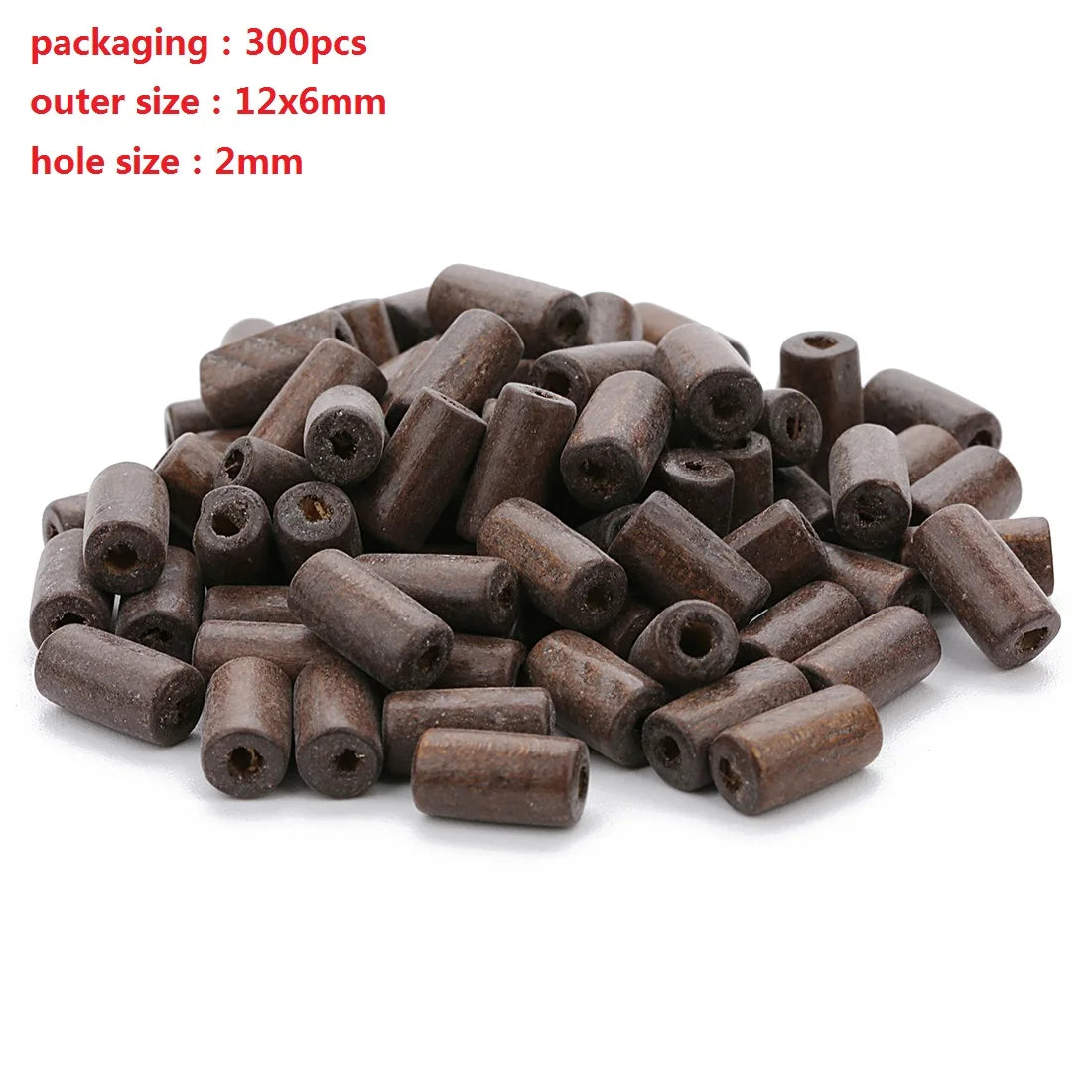 Louleur High Quality Vintage Natural Big Hole Wooden Beads For Necklace Bracelet Charms for Diy Jewelry Making Hair Accessories