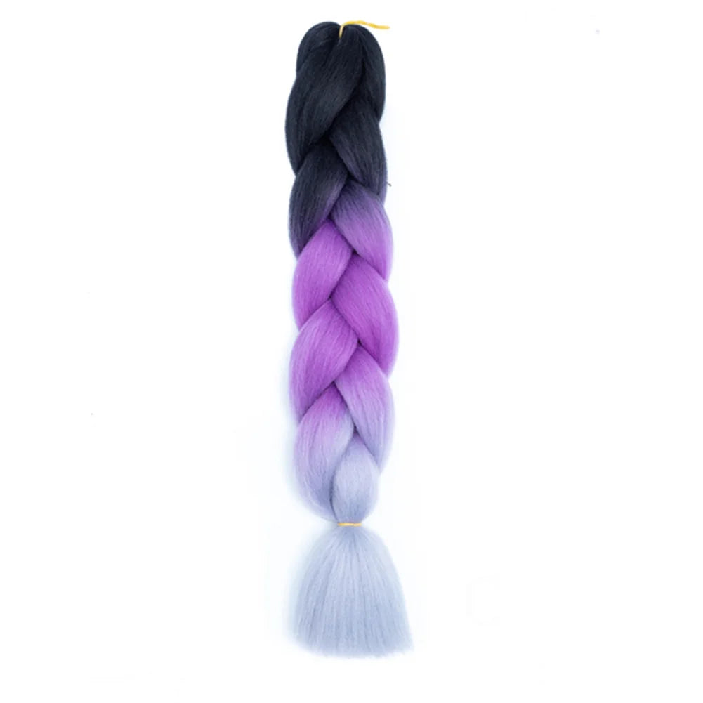 24 Inches Ombre Jumbo Braiding Hair Synthetic