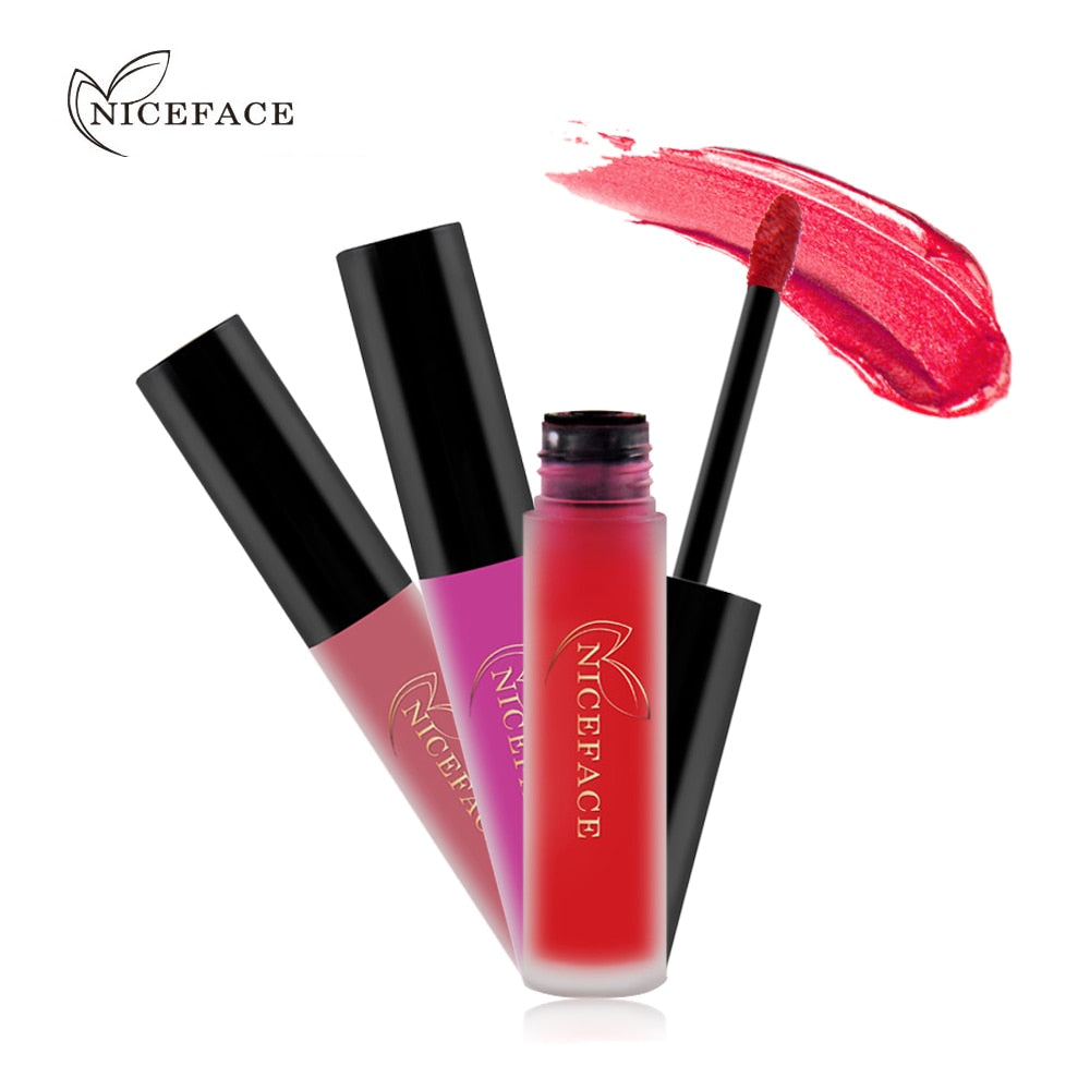 NICEFACE Lip Gloss 26 Colors Waterproof Long Lasting Moisturizing Lip Gloss