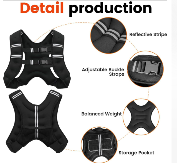 Adjustable Weighted Vest Set, Invisible Weight Training Gear for Running, Fitness Leg Weights Sand Bags for Full Body Workout