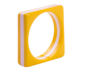 Fashion Jewelry 4 Style SquareResin Bangle for Women Colorful Stripee Bracelet Trendy Accessories