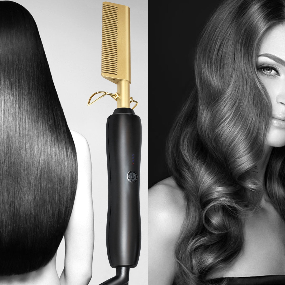 Hot Comb - Wet and Dry Hair
