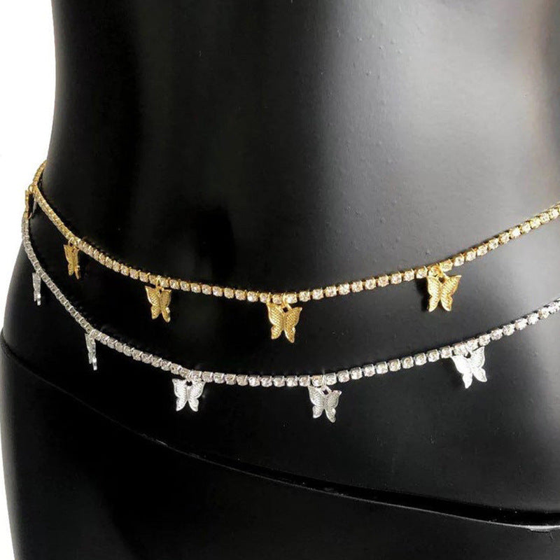 Butterfly Tassel Waist Chain