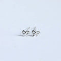 Copper Bow Stud Earrings