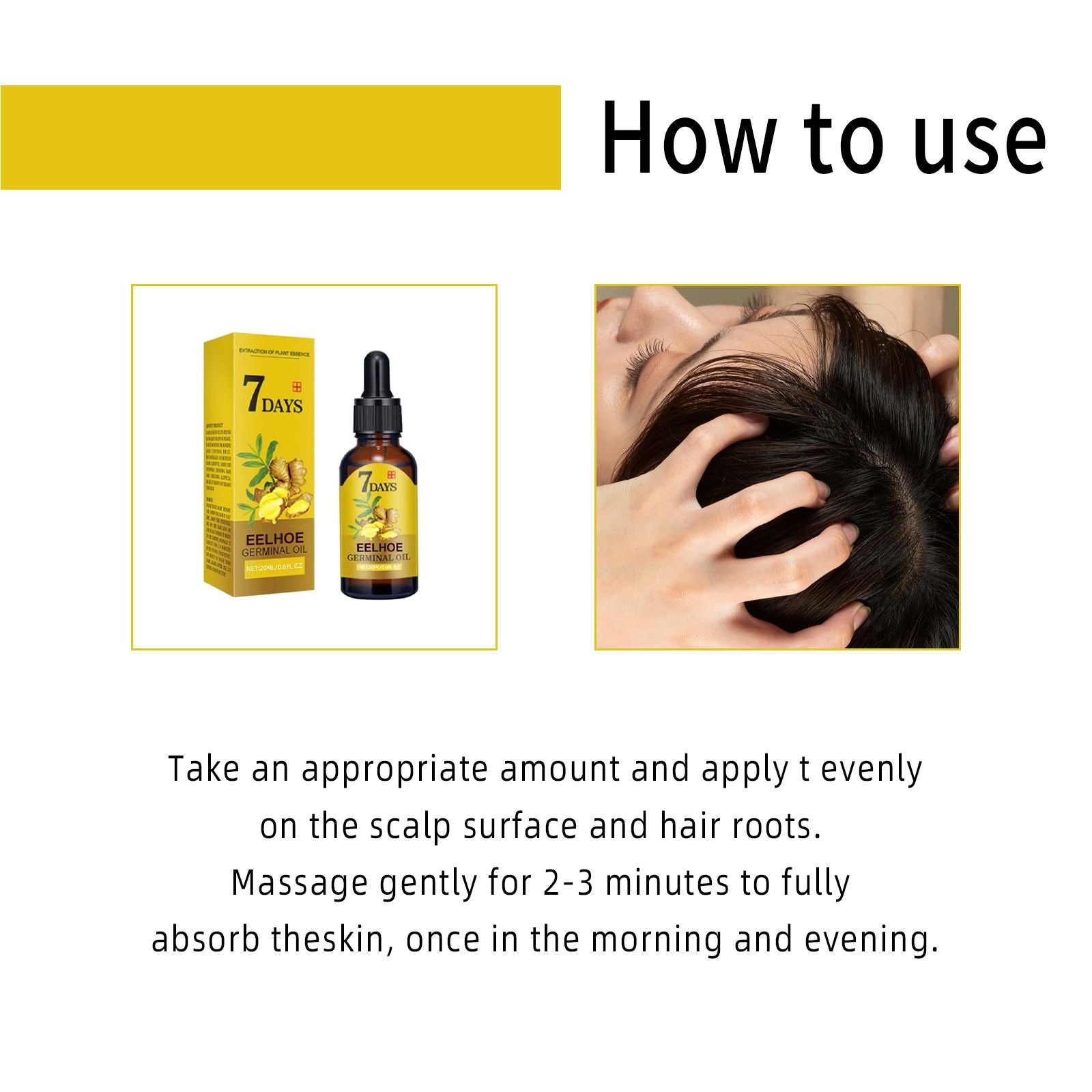 Ginger Hair Care Solution For Hair Nourishing And Moisturizing