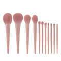 Anmor Set de brochas de maquillaje de 11/8 piezas Pelo sintético Brocha de maquillaje profesional para sombra de ojos, base, polvo, delineador de ojos y pestañas