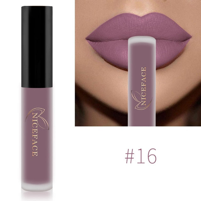 NICEFACE Lip Gloss 26 Colors Waterproof Long Lasting Moisturizing Lip Gloss