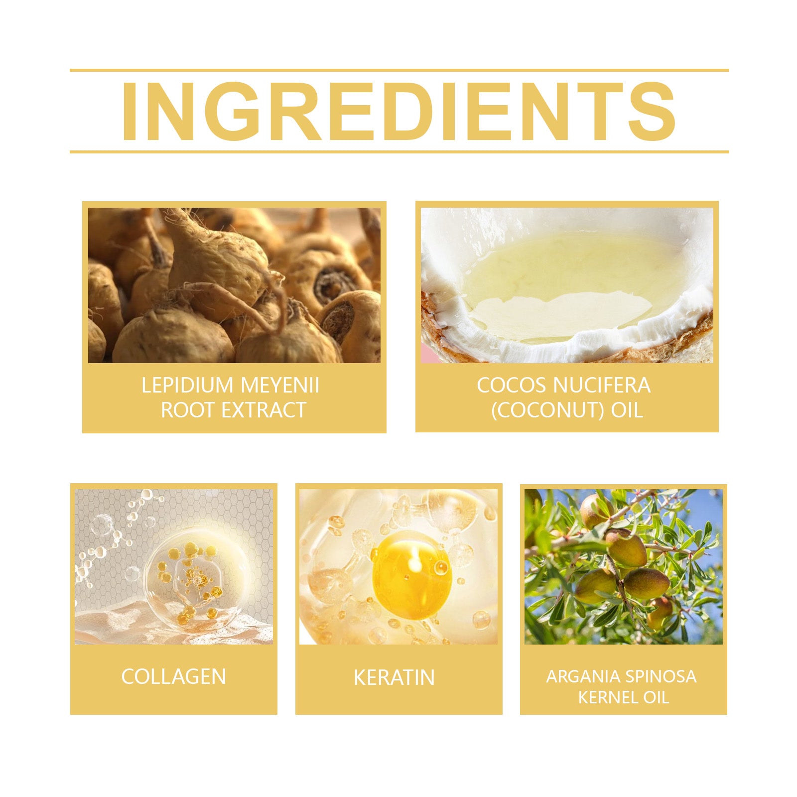 OUHOE  Collagen Hair Mask Nourishes Hair And Restores Dry And Frizzy Hair