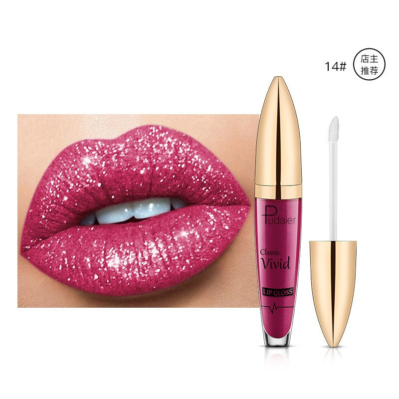 18 Colors Diamond Matte Glitter Liquid Lipstick