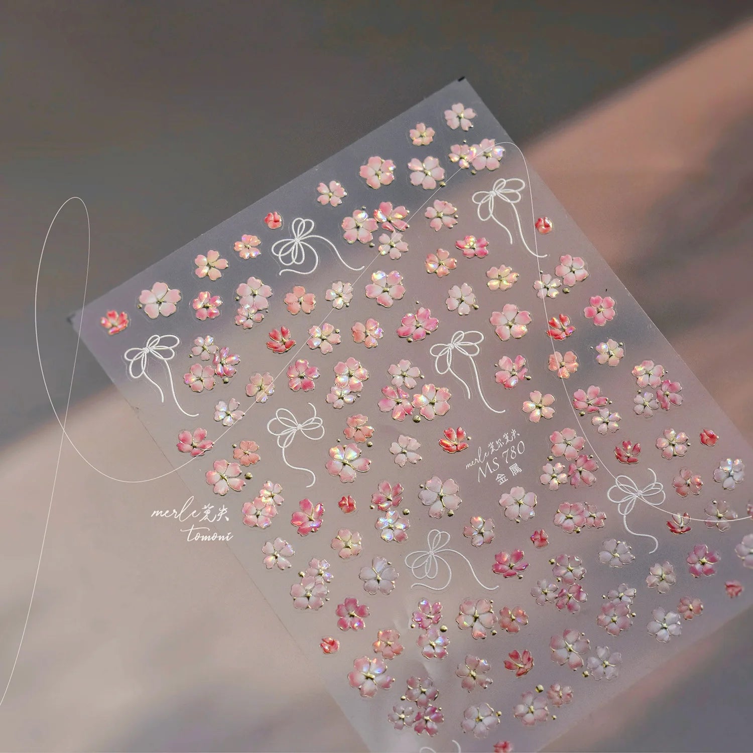 1Sheet 5D Soft Embossed Relief Nail Stickers Cute Daisies Self Adhesive Slider Stickers Press On Nails DIY Japanese Nail Art Dec