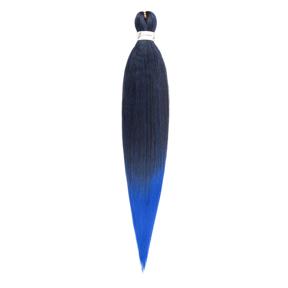 Pre-stretched Synthetic Braiding Hair Ombre