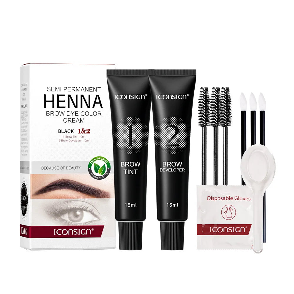Professional Henna Eyelash Eyebrow Dye Tint