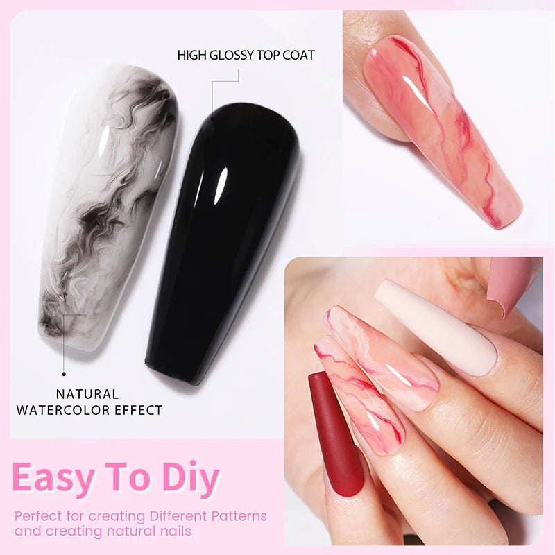 BORN PRETTY Gel adhesivo para uñas 6 en 1 de 15 ml para uñas acrílicas, capa base removible, capa superior, gel de extensión UV para uñas, gel para puntas de uñas postizas
