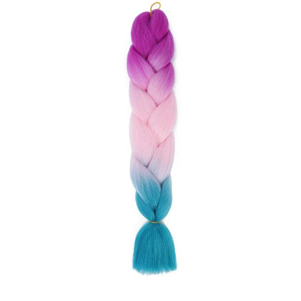 24 Inches Ombre Jumbo Braiding Hair Synthetic
