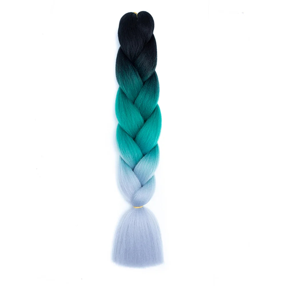 24 Inches Ombre Jumbo Braiding Hair Synthetic