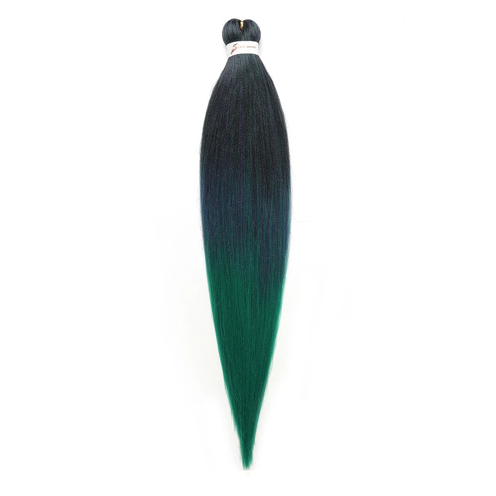 Pre-stretched Synthetic Braiding Hair Ombre