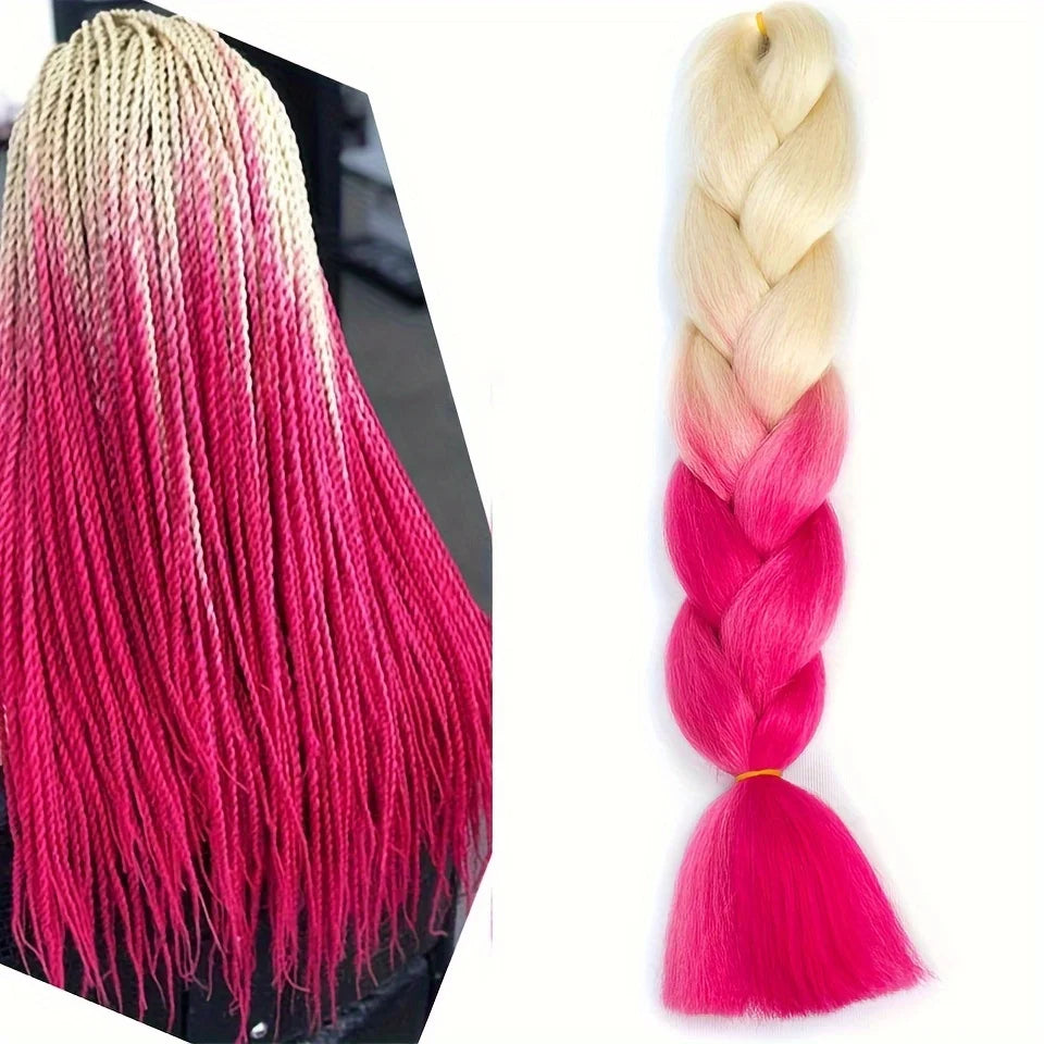 24 Inches Ombre Jumbo Braiding Hair Synthetic