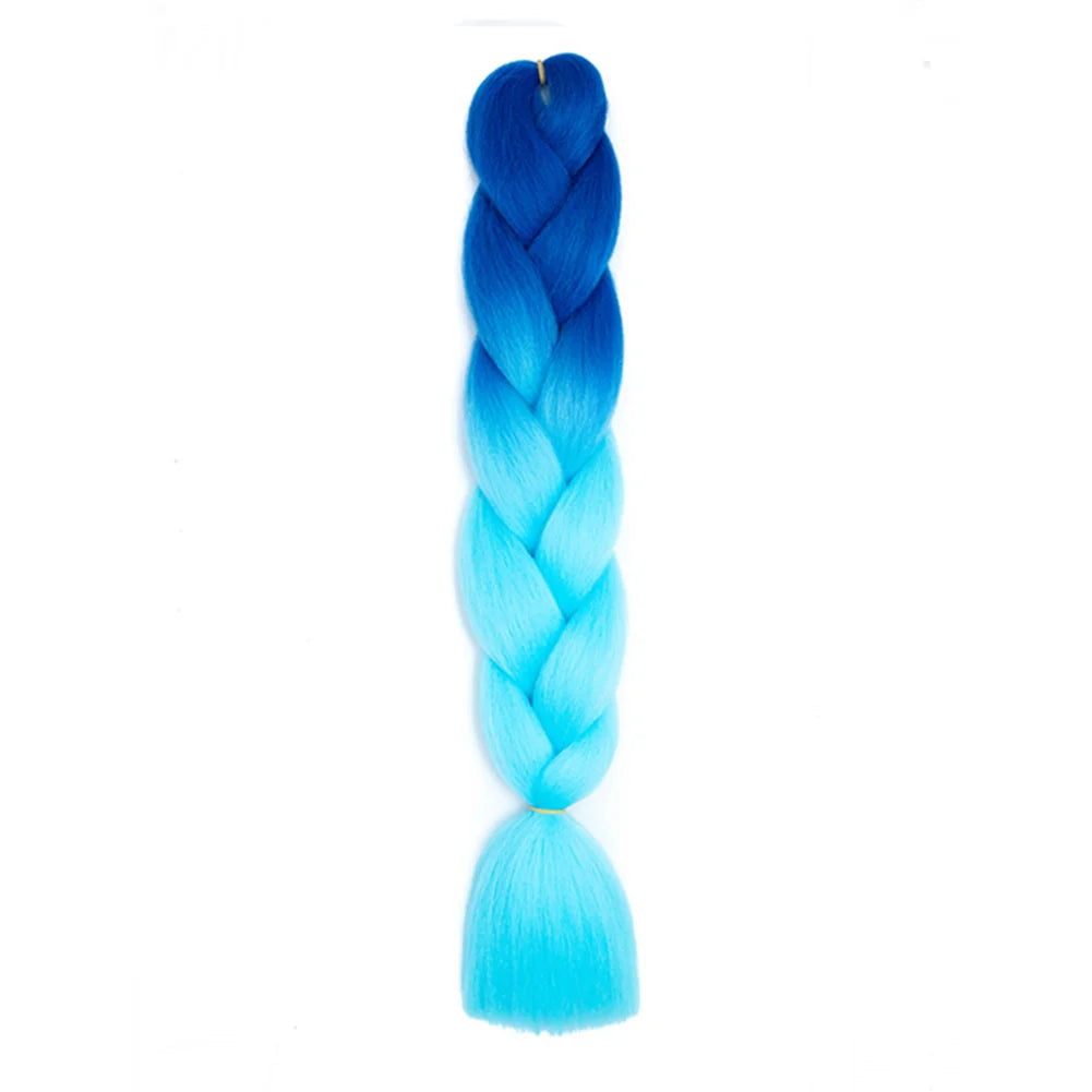 24 Inches Ombre Jumbo Braiding Hair Synthetic