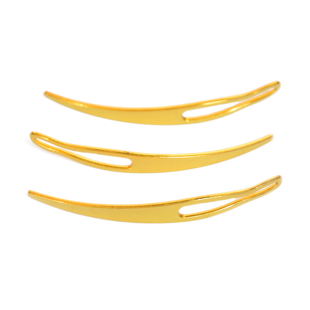 2 Pcs Loc Interlocking Needles Crochet Wig Needle Curved Hair Needle for Making Wigs Hair Interlocking Tools