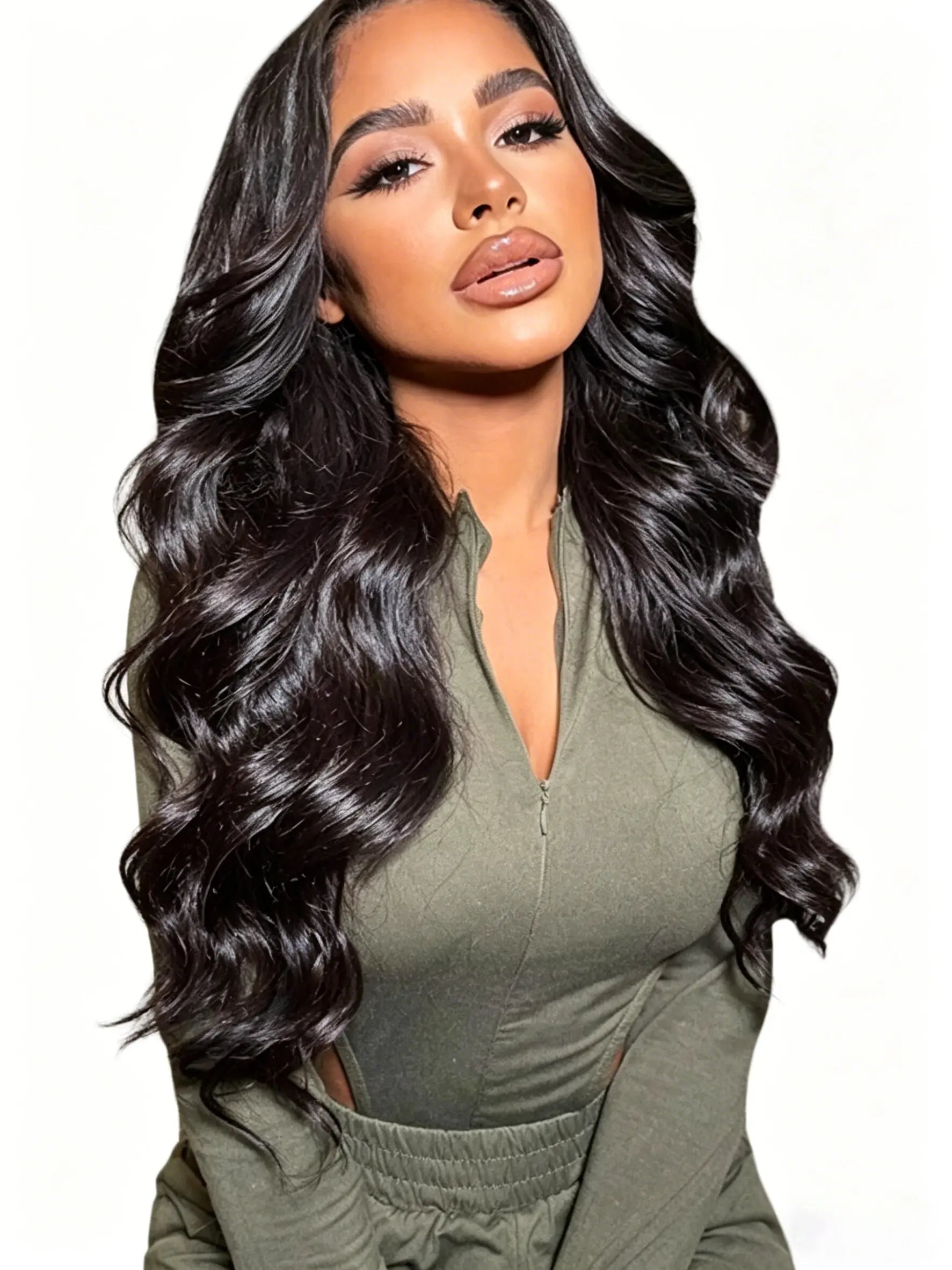 Natural Body Wave Virgin Human Hair Wig HD Lace Frontal 360 Wig