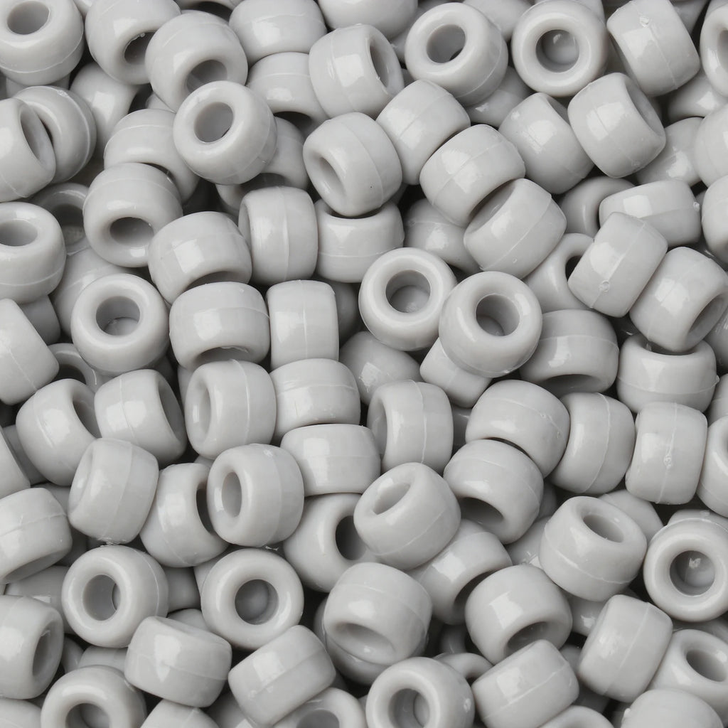 100pcs Pony Beads Big Hole Acyrlic Hair Beads HandCraft For Jewelry Making DIY Bracelets Necklace Gift Accessories