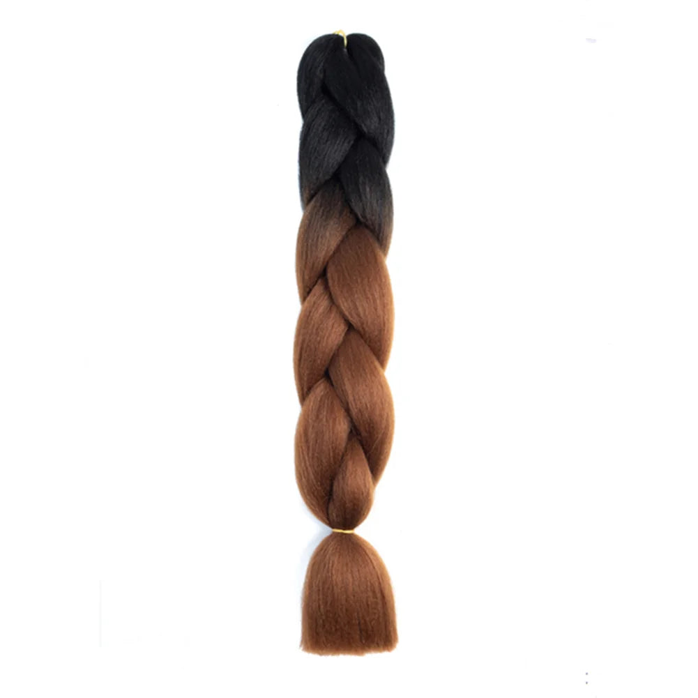 24 Inches Ombre Jumbo Braiding Hair Synthetic