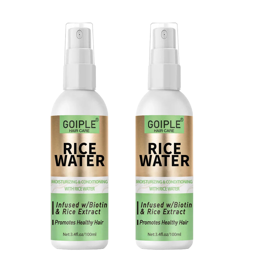 Rice Water Hair Care Spray Moisturizing Nourishing Leave-In Conditioner Women Promotes Strong & Healthy Hair Care Products 2pcs